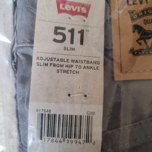 Levis 511 Girls Size 10 Grey Pant NWT